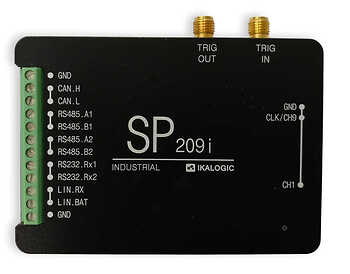 SP209i logic analyzer top view